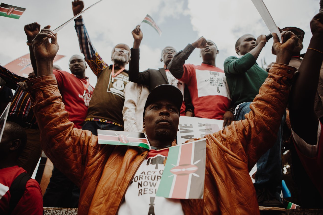 ACT OR RESIGN - Protest against the bad state of corruption in the country