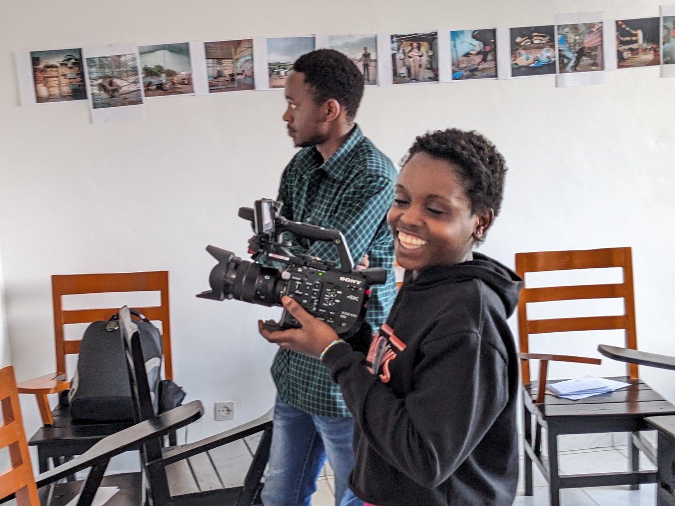 Visualising Peace, Participatory video project workshops – part of the wider Mobile Arts for Peace project.